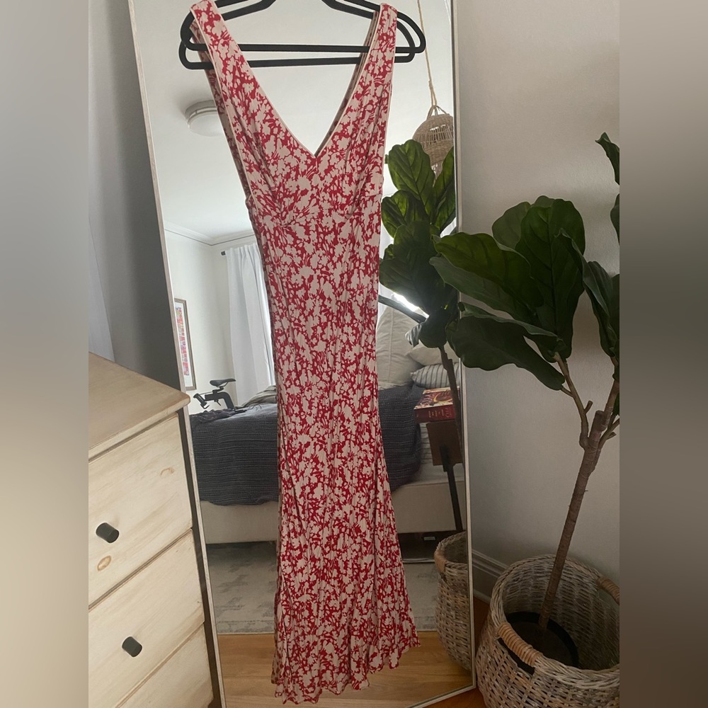 Free People Floral Midi Dress